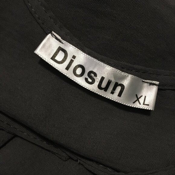 Diosun Dusky Grey Wooden Button Down Tank Top - Picture 6 of 11